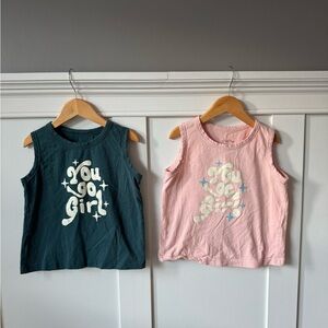 Sweet Honey You Go Girl Pair of 2 Tank Tops